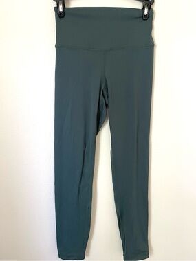 Quince -  Teal Green High-Waist Active Leggings - Size Small
